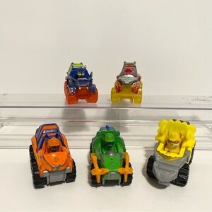 Paw Patrol Diecast Car Lot Vehicle Chase Rocky Zuma Rubble Marshall Toy Bundle